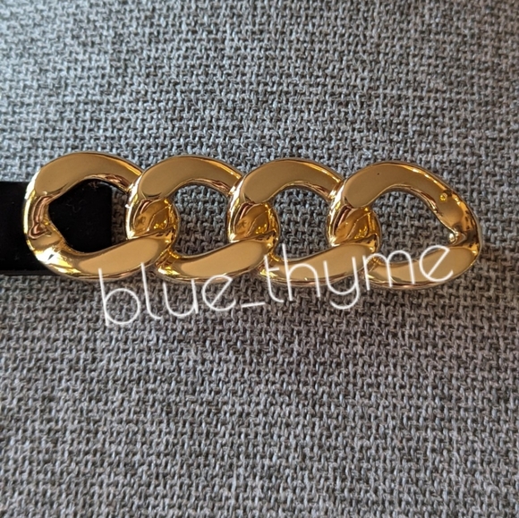 Zara VELVET Chain Link Belt - Picture 5 of 7